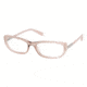 Prada PR03NV SV Prescription Eyeglasses - Powder Gradient Frame / 55 mm Prescription Lenses, AB41O1-5517