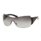 Prada PR 04IS Sunglasses Styles - Gloss Black Frame / Gray Gradient Lenses, 1AB3M1-0138