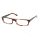 Prada PR 04MV Eyeglasses Styles - Chestnut Frame w/Non-Rx 54 mm Diameter Lenses, ZXL1O1-5417