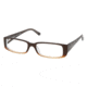 Prada PR07MV Bifocal Eyeglasses - Brown Gradient Demo Lens Frame / 51 mm Prescription Lenses, ZXB1O1-5116