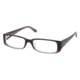 Prada PR07MV Bifocal Eyeglasses - Indigo Gradient Demo Lens Frame / 51 mm Prescription Lenses, ZXN1O1-5116
