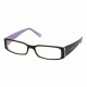 Prada PR 10FV Eyeglasses Styles - Black-Pink Frame w/Non-Rx 49 mm Diameter Lenses, 3AX1O1-4916