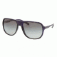 Prada PR15MS Single Vision Prescription Sunglasses PR15MS-RVS3M1-6116 - Lens Diameter 61 mm, Frame Color Blue Cina