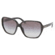 Prada PR16MS Single Vision Prescription Sunglasses PR16MS-1AB3M1-6013 - Lens Diameter 60 mm, Frame Color Gloss Black