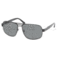 Prada PR 51LS Sunglasses Styles - Shiny Black Frame / Gray Lenses, 7AX1A1-5814