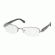 Prada PR52NV Bifocal Eyeglasses - Gunmetal Demo Lens Frame / 53 mm Prescription Lenses, 5AV1O1-5318