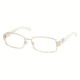 Prada PR56NV Progressive Eyeglasses - Pale Gold Demo Lens Frame / 53 mm Prescription Lenses, ZVN1O1-5316
