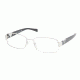 Prada PR56NV Progressive Eyeglasses - Silver Demo Lens Frame / 53 mm Prescription Lenses, 2BB1O1-5316
