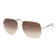 Prada PR 57MS Sunglasses Styles - Silver Frame / Brown Gradient Lenses, 1BC6S1-5914