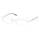 Prada PR59MV SV Prescription Eyeglasses - 6BA1O1 Silver Frame / 52 mm Prescription Lenses, 6BA1O1-5217
