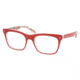 Prada PR01NV #AB01O1 - Top Red Serigraphy Frame, Demo Lens Lenses