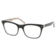 Prada PR01NV #ABY1O1 - Top Black Serigraphy Frame, Demo Lens Lenses