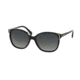 Prada PR01OS Sunglasses 1AB5W1-55 - Black Frame, Polar Gray Gradient Lenses