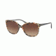 Prada PR01OS Sunglasses CO56S1-55 - Havana/ears Avio Blue Frame, Brown Gradient Lenses