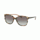 Prada PR01OS Sunglasses CXY0A7-55 - Havana/green Brown Ear Frame, Grey Gradient Lenses