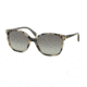 Prada PR01OS Sunglasses KAD3M1-55 - White Havana Frame, Grey Gradient Lenses