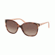 Prada PR01OS Sunglasses UE00A6-55 - Spotted Brown Pink Frame, Brown Gradient Lenses