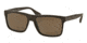 Prada PR01SSF Single Vision Prescription Sunglasses PR01SSF-TV64S0-57 - Lens Diameter 57 mm, Frame Color Brushed Matte Brown