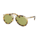 Prada PR01TS Sunglasses 7S04K2-56 - Light Havana Frame, Green Lenses