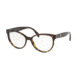 Prada PR01UVF Single Vision Prescription Eyeglasses 2AU1O1-54 - Havana Frame