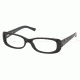 Prada PR03LVN Eyeglass Frames 1AB1O1-5216 - Gloss Black 
