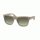 Prada PR03RS Single Vision Prescription Sunglasses PR03RS-TV54M1-55 - Lens Diameter 55 mm, Frame Color Matte Brushed Beige