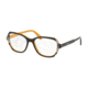 Prada PR03VV Eyeglass Frames 30Z1O1-52 - Top Blue/Yellow/Grey Havana Frame