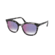 Prada PR03XS Sunglasses 510725-53 - , Clear Gradient Blue Mirror Red Lenses
