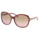 Prada PR04NS Sunglasses BF65P1-6117 - Top Ruby/Mimetic Ruby Brown Gradient Pink