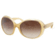 Prada PR04OS Sunglasses GAD6S1-6218 - Opal Sand Frame, Brown Gradient Lenses