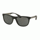 Prada PR04SS Progressive Prescription Sunglasses PR04SS-1BO1A1-57 - Lens Diameter 57 mm, Frame Color Matte Black