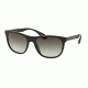 Prada PR04SSF Sunglasses 1AB0A7-57 - Black Frame, Grey Gradient Lenses