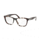 Prada PR04TVF Eyeglass Frames U6K1O1-54 - Spotted Op Brown/spotted Red Frame