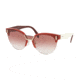 Prada PR04US Sunglasses 2864P1-43 - Opal Bordeaux Frame, Clear Gradient Pink Lenses