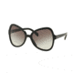 Prada PR05SS Single Vision Prescription Sunglasses PR05SS-1AB0A7-56 - Lens Diameter 56 mm, Frame Color Black
