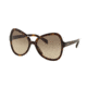 Prada PR05SS Single Vision Prescription Sunglasses PR05SS-2AU3D0-56 - Lens Diameter 56 mm, Frame Color Havana