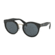 Prada PR05TS Single Vision Prescription Sunglasses PR05TS-1AB1A1-53 - Lens Diameter 53 mm, Frame Color Black
