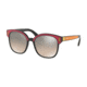 Prada PR05US Single Vision Prescription Sunglasses PR05US-SVS4P0-53 - Lens Diameter 53 mm, Frame Color Black/fuxia/yellow