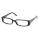 Prada PR06LV Progressive Eyeglasses - Gloss Black Demo Lens Frame / 52 mm Prescription Lenses, 1AB1O1-5216