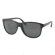 Prada PR06OS Sunglasses 1BO1A1-5717 - Matte Black Frame, Gray Lenses