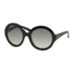 Prada PR06RSF Bifocal Prescription Sunglasses PR06RSF-1AB0A7-56 - Lens Diameter 56 mm, Frame Color Black
