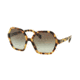Prada PR06SSF Single Vision Prescription Sunglasses PR06SSF-7S04K1-56 - Lens Diameter 56 mm, Frame Color Medium Havana