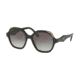 Prada PR06USF Sunglasses 1AB0A7-54 - Black Frame, Grey Gradient Lenses