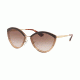 Prada PR07US Sunglasses KOF0A6-64 - Brown/antique Pink Frame, Brown Gradient Lenses