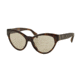Prada PR08SS Single Vision Prescription Sunglasses PR08SS-2AU5J2-55 - Lens Diameter 55 mm, Frame Color Havana