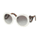 Prada PR08TSF Single Vision Prescription Sunglasses PR08TSF-VAG0A7-55 - Lens Diameter 55 mm, Frame Color Ivory
