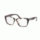 Prada PR08TV Bifocal Prescription Eyeglasses U6K1O1-51 - Spotted Op Brown/spotted Red Frame