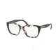 Prada PR08TVF Bifocal Prescription Eyeglasses U6K1O1-53 - Spotted Op Brown/spotted Red Frame