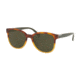 Prada PR08USF Sunglasses NKO4J1-54 - Havana Gradient Yellow Frame, Dark Green Lenses