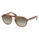 Prada PR09PS Sunglasses MAQ1X1-54 - Light Horn Frame, Brown Gradient Lenses